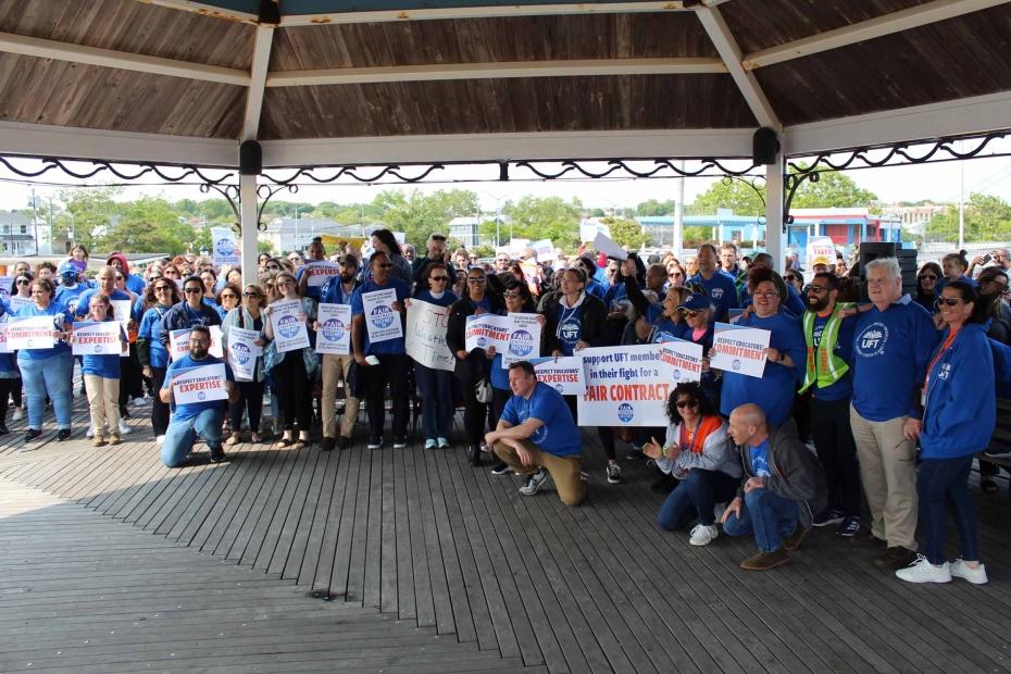 UFT Contract Rallies