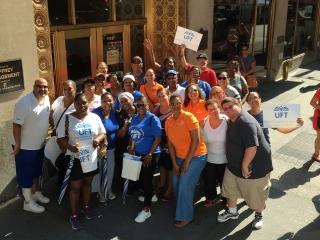 Paraprofessionals were out in force.