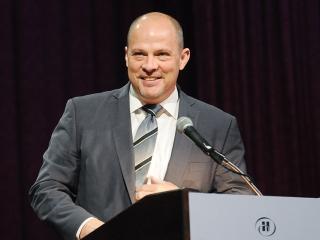 UFT President Michael Mulgrew advises the new retirees to "enjoy what you've ear