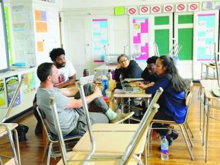 One teacher at Lyons says increased interaction among teachers of different grad