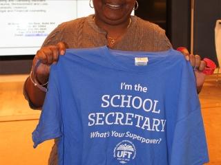 Audrey Almestica of PS 38 in East Harlem is ready to advertise her superpower.