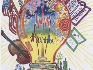 This picture was made by Curtis students Ruslan Zaishly and Diana Nguyen during 