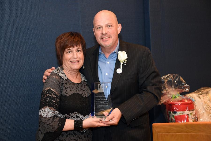 UFT President Michael Mulgrew presents the Annette Carlucci Celebration of Life 