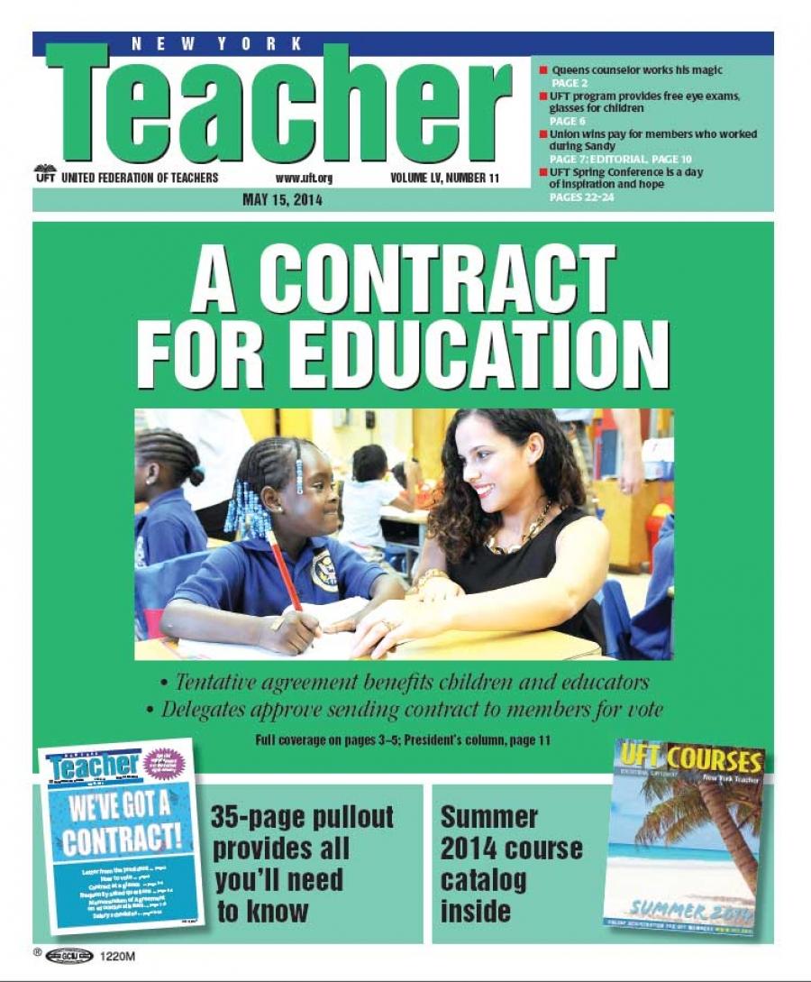 NYT Cover - May 15, 2014