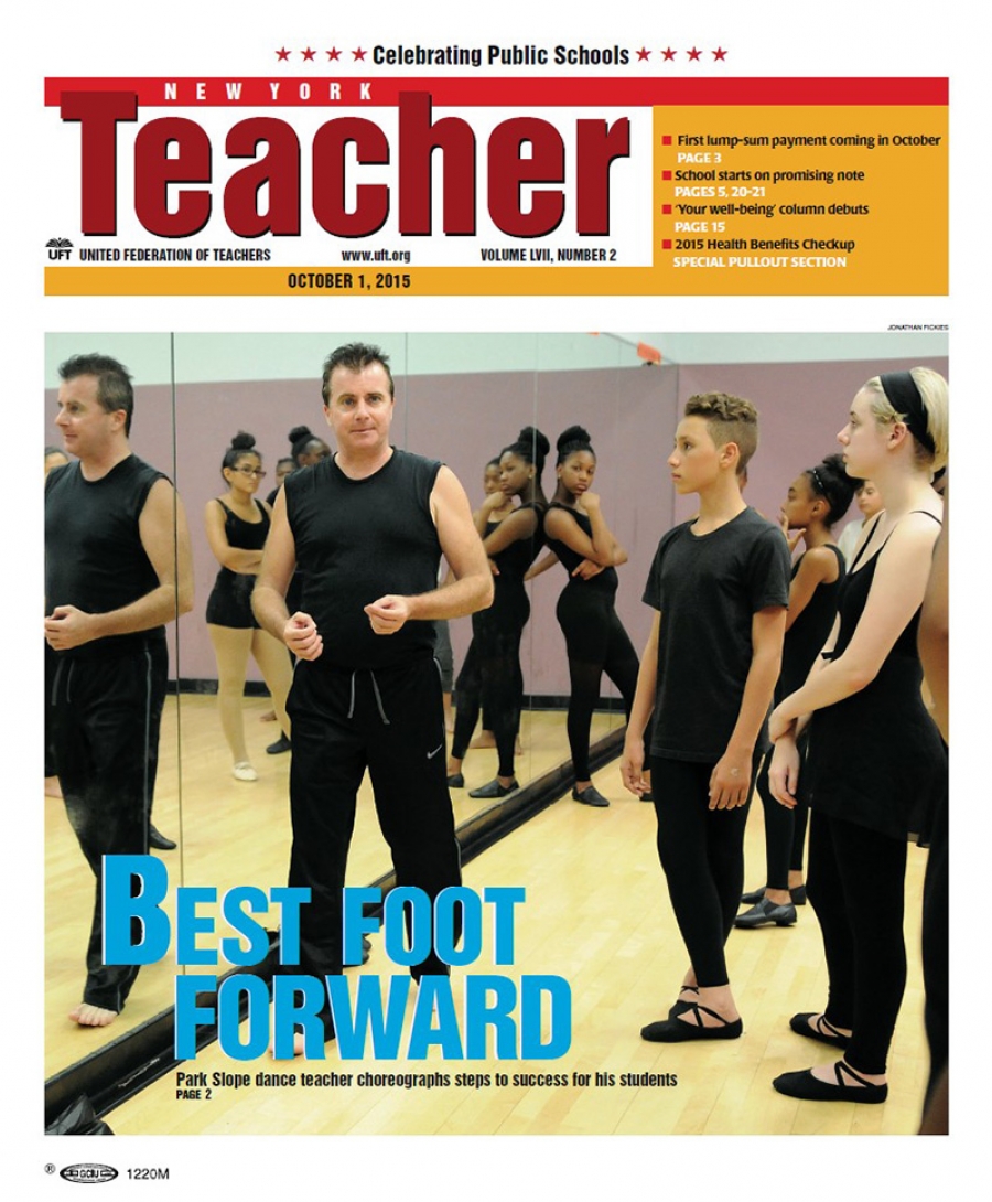 NYT Cover "Best foot forward" - October 1, 2015