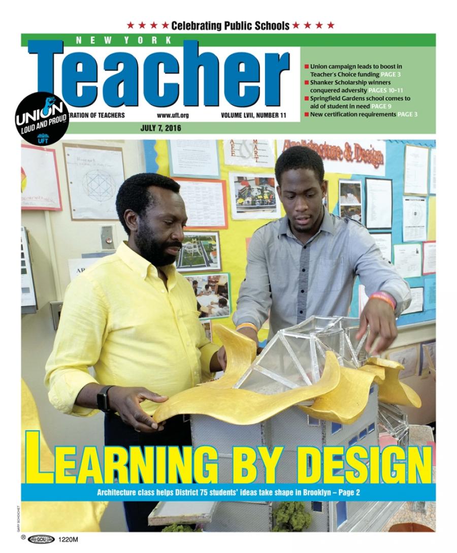 NYT Cover July 7, 2016 - Learning by Design