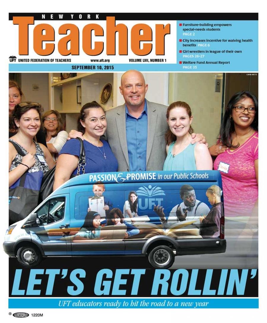 New York Teacher Cover - Sept 10, 2015