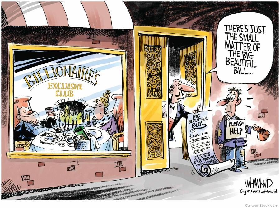 Who will pay for the 'big beautiful bill'?