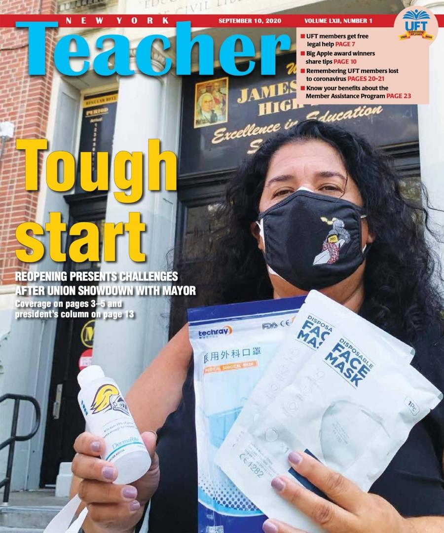 NYT Cover 2020-0910 - A Tough Start