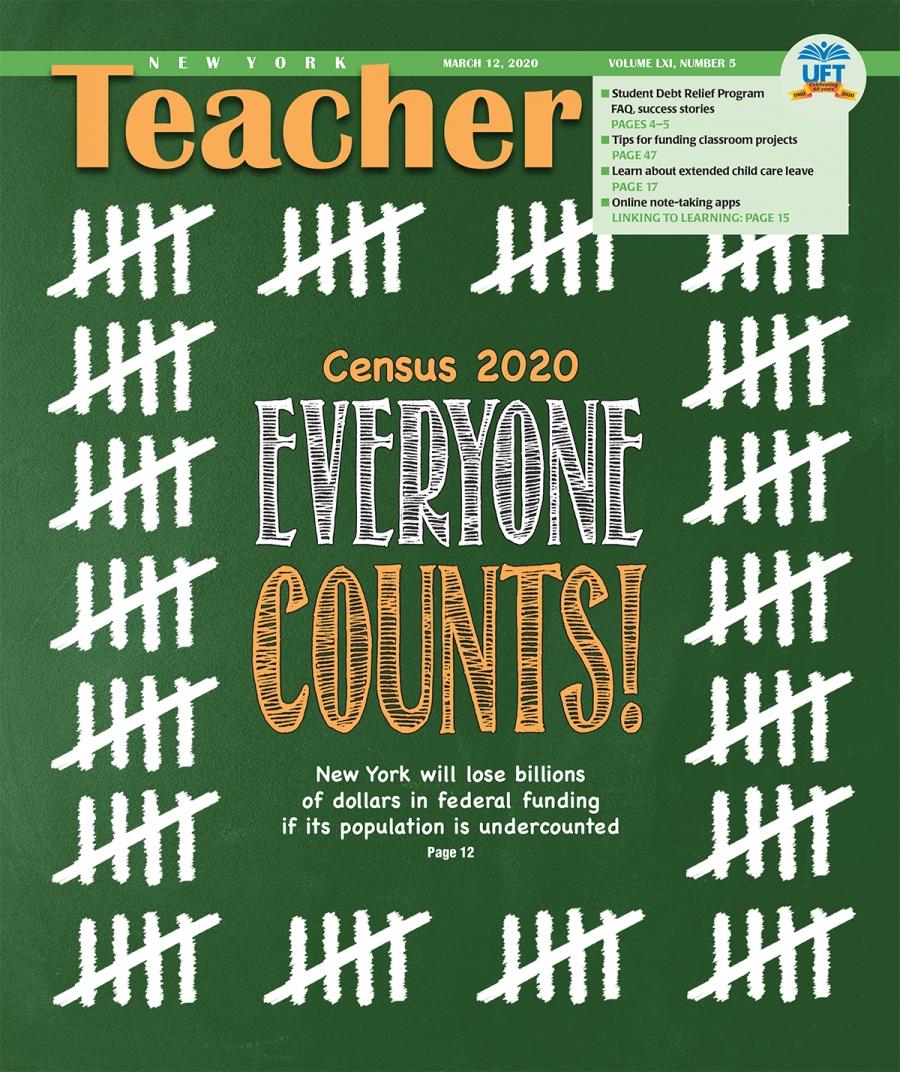 NY Teacher Cover - Volume LXI #5 2020-0312