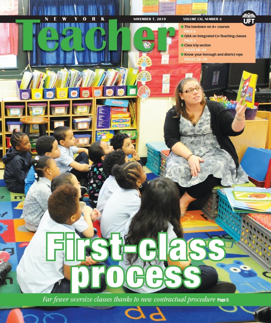 NYT Cover - Vol LXI, Number 1 - November 7, 2019 - First-class process