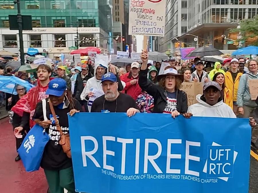 Retired Teachers Chapter No Kings Rally