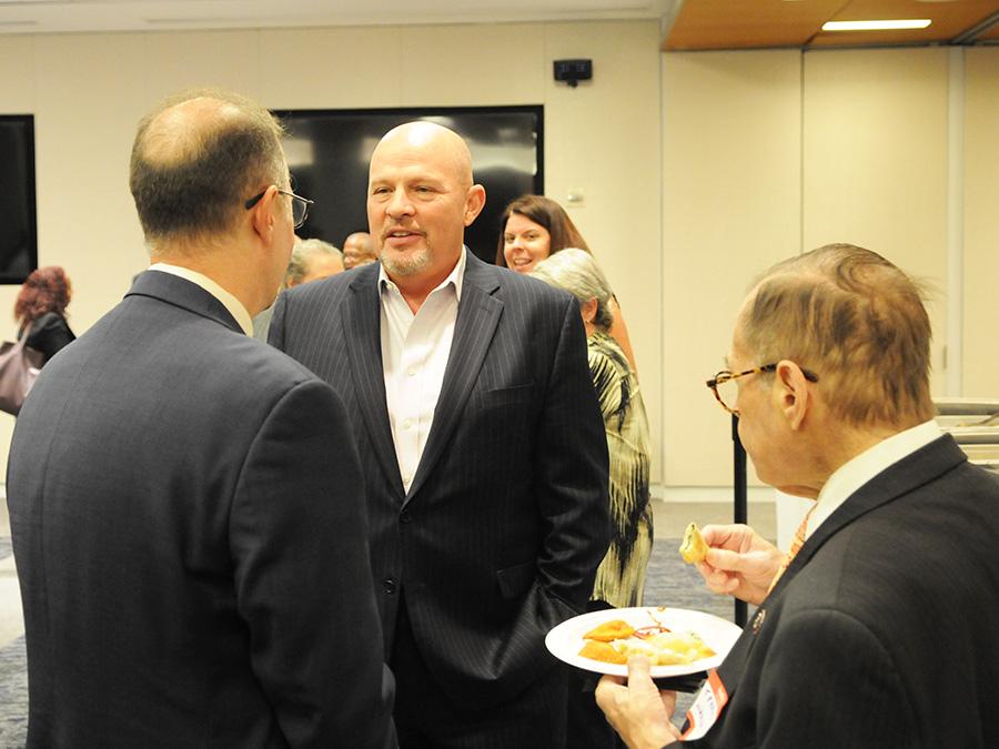Manhattan legislative reception