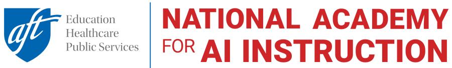 National Academy for AI Instruction