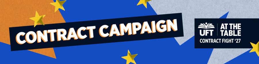 Banner branding for kickoff of 2026 contract campaign