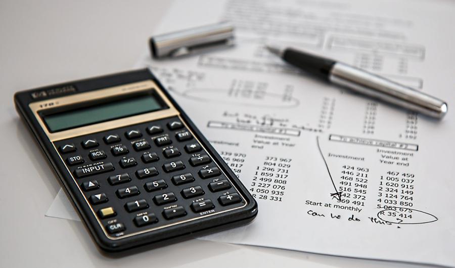 Calculator, paper and pen