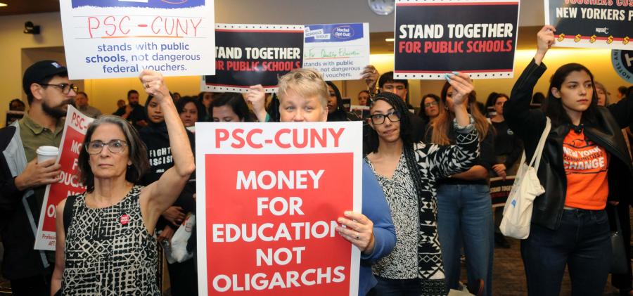 UFT slams Hochul’s embrace of voucher deal