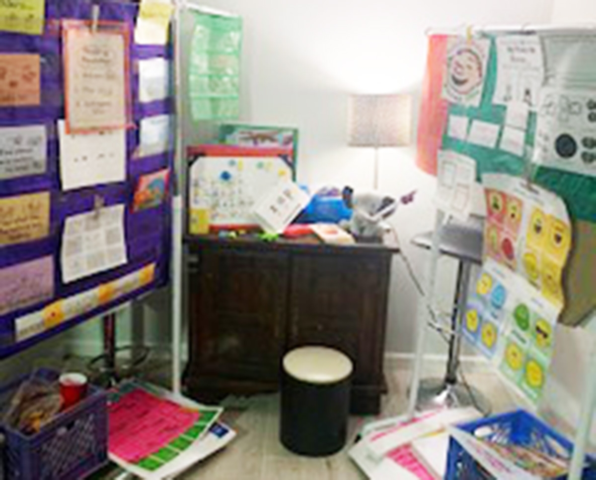 My own mini classroom at home