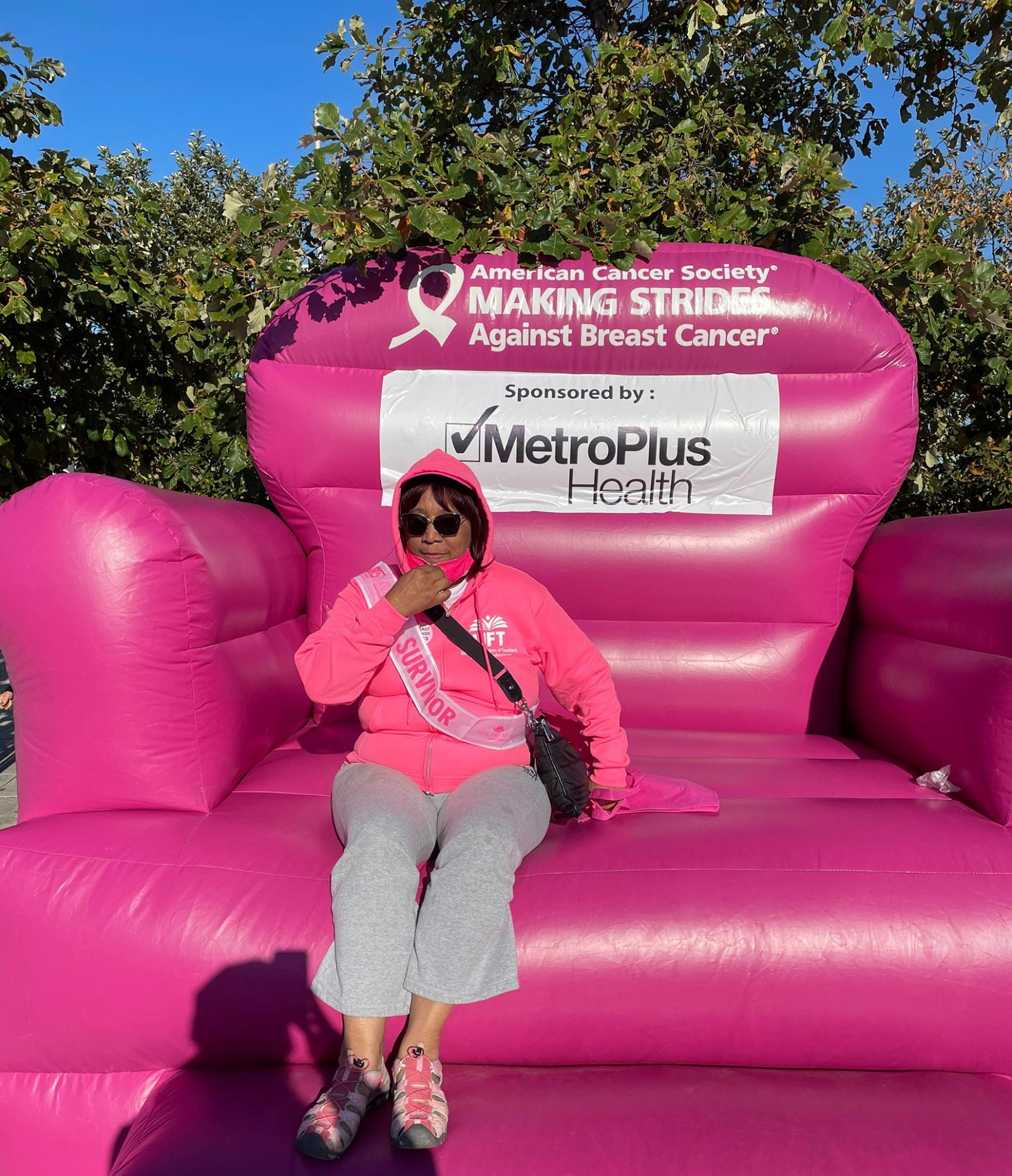 Making Strides for Breast Cancer walks