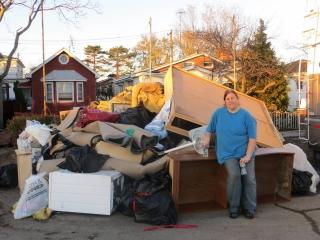Kerri Walsh's Breezy Point home after the hurricane