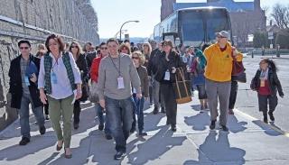 Lobbying done by UFT members in Albany on March 9 helped boost state education f