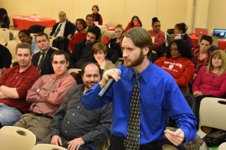 Lake Zebrowski, a social studies teacher at MS 221, blasted the governor's propo