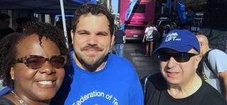 UFT Vice President Janella Hinds, who is also the secretary-treasurer of the New