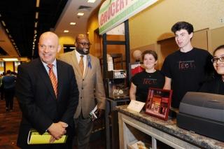 Mulgrew and Roberson at LaGuardia HS