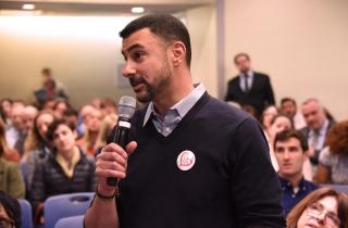 Anthony Valentino of PS 139 in Queens asks a question about prep periods.