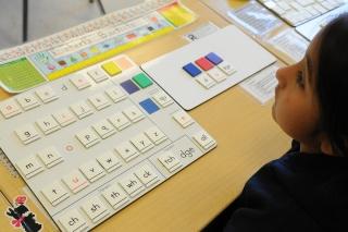 Melody Anastasiou, who teaches a self-contained 1st- through 3rd-grade class at 