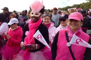 PS 152 Chapter Leader Joanne Oliver with colleagues
