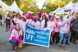 Manhattan Districts 4 and 5 are represented at the walk in Central Park.