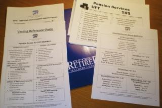 UFT Pension Materials 