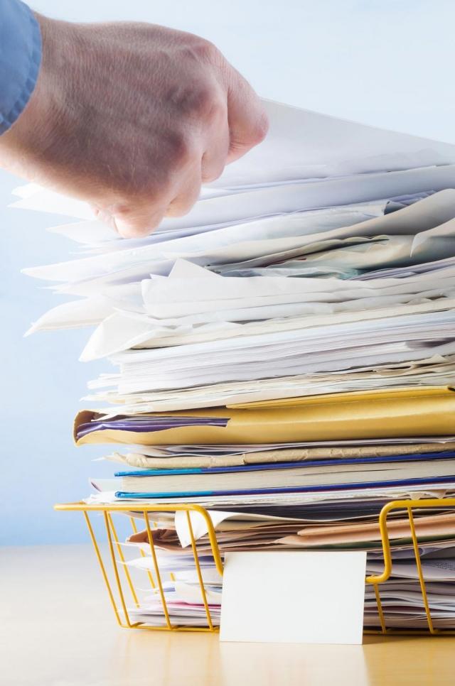 Reducing unnecessary paperwork