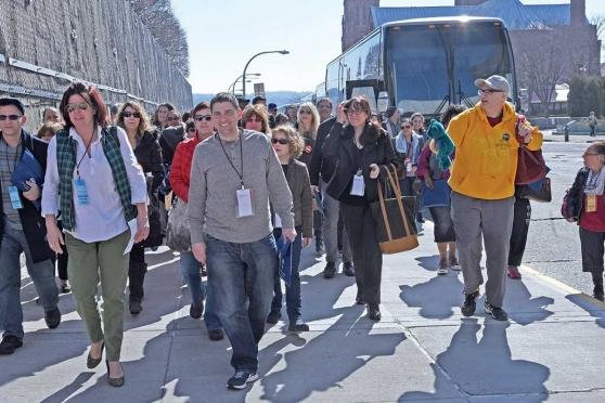 Lobbying done by UFT members in Albany on March 9 helped boost state education f