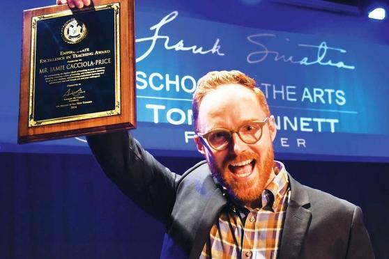 Cacciola-Price is delighted at his new title: excellent teacher.