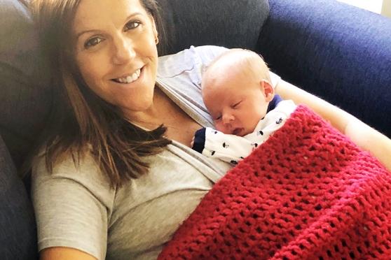 Kristin Camarinos can spend quality time with her son, Luke, thanks to paid pare