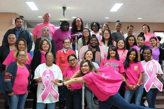 Staff members at PS 274 in Brooklyn have raised money for Bushwick Cares thanks 