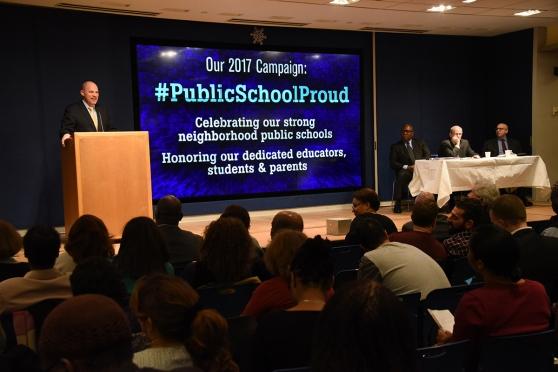 UFT President Michael Mulgrew explains the union’s #PublicSchoolProud campaign d