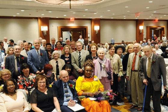 Retirees boasting 50- and 60-year UFT membership rise to be recognized.