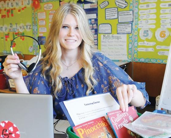 Gabrielle DiDonato of PS 69 on Staten Island used her Teacher’s Choice money to 