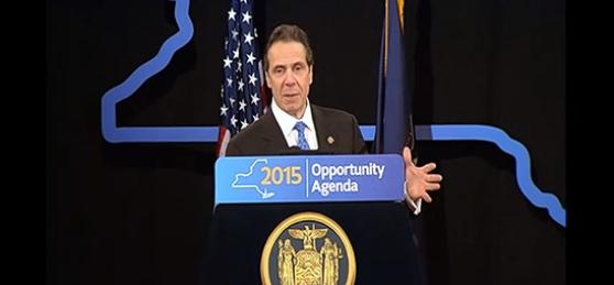 Gov. Andrew Cuomo delivers his State of the State address.