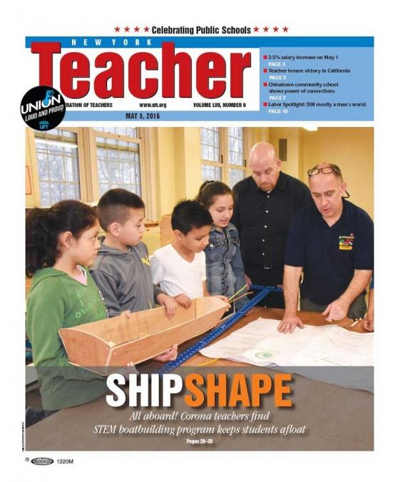 New York Teacher Cover - May 5, 2016