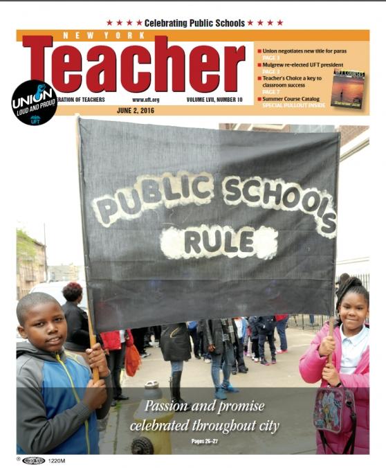 New York Teacher Cover - Jun 2, 2016