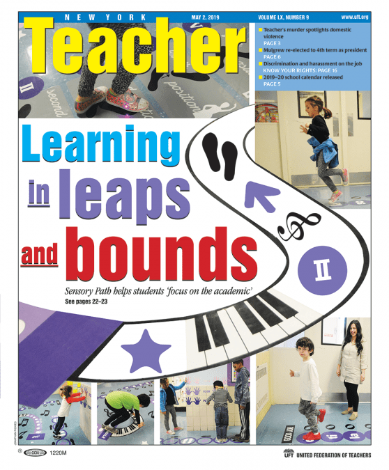 New York Teacher Cover - May 2, 2019 - Learning in leaps and bounds