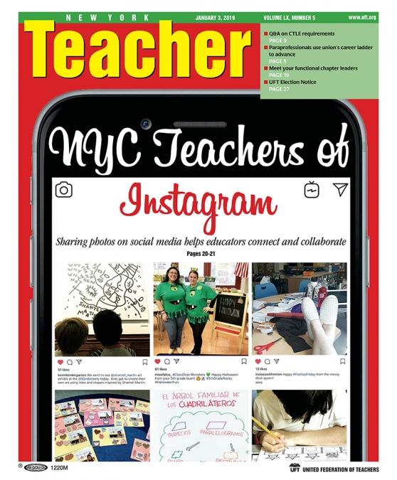 NYT Cover - Jan 3, 2010 - NYC Teachers of Instagram