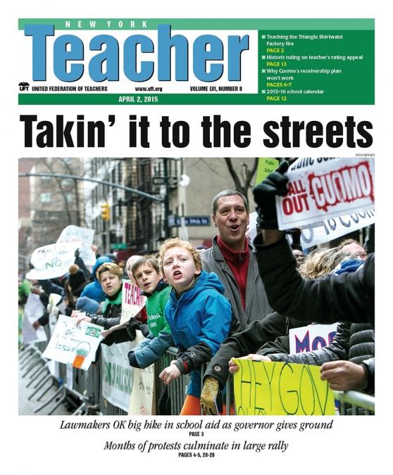NYT Cover - Apr 02, 2015 - Takin' it to the streets