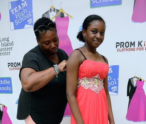 Pelham Academy of Academics and Community Engagement teacher Mona Parkinson make