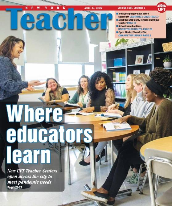 New York Teacher April 2022 Cover