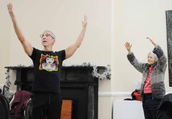 Dancing to his own drummer